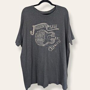 (2/$20) Johnny Cash Man in Black Graphic Tee